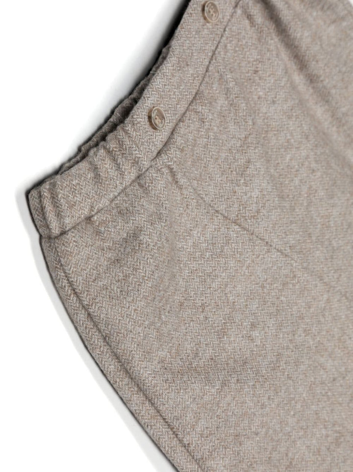 Pantaloni beige neonato unisex