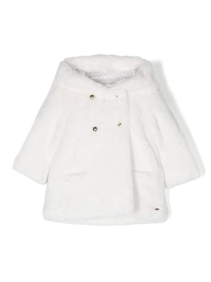 Bébé manteau blanc