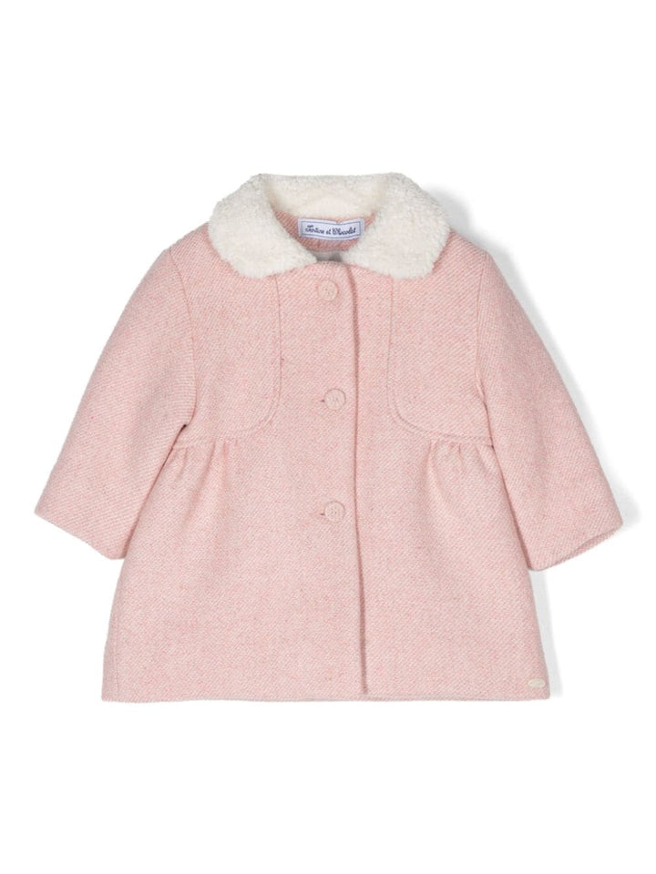 Manteau rose nouveau-né