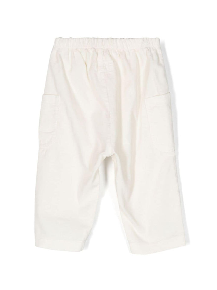 Pantalon blanc crème nouveau-né