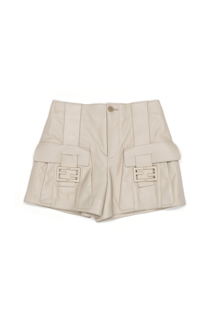 Shorts avorio bambina