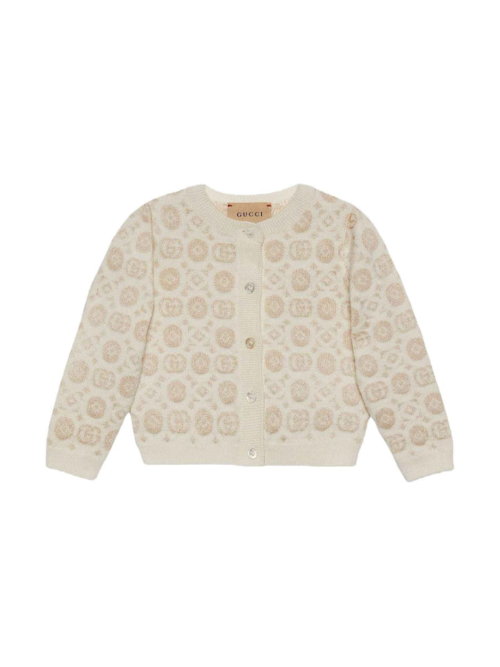 Cardigan bianco/avorio neonata