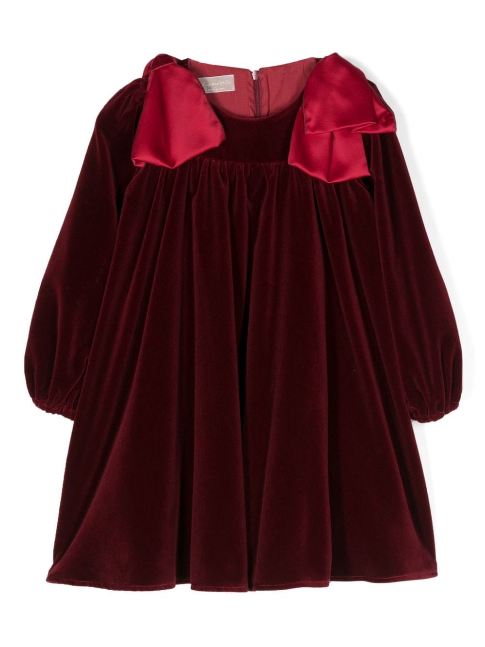 Robe rouge foncé pour petites filles