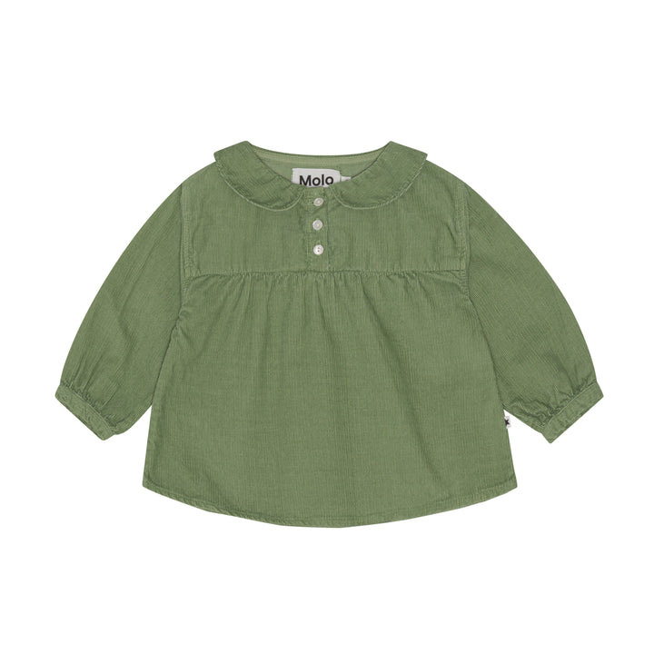 Blusa verde muschio neonata