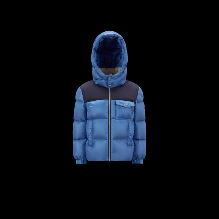 Veste enfant bleue avec application