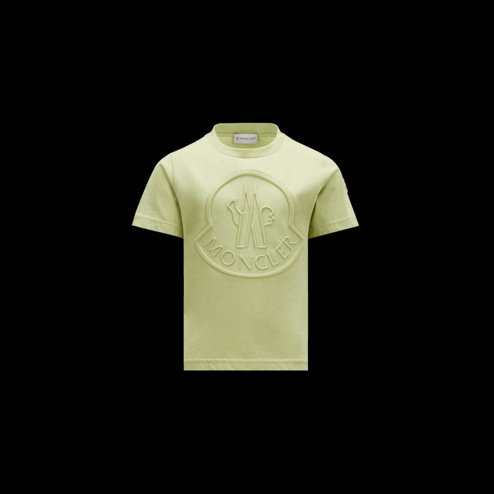 Chemise verte, avec logo sur le devant