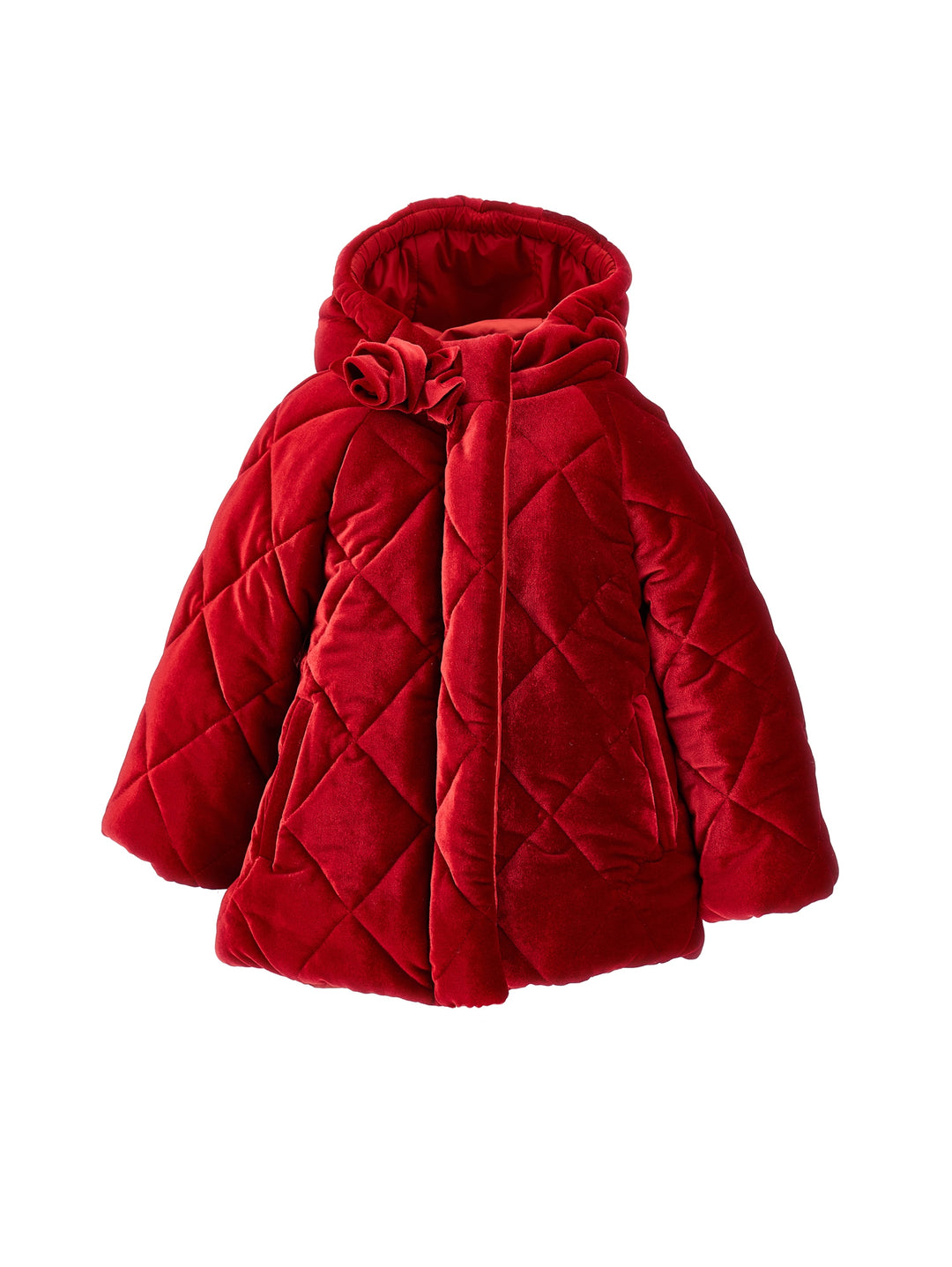 Manteau rouge bébé fille