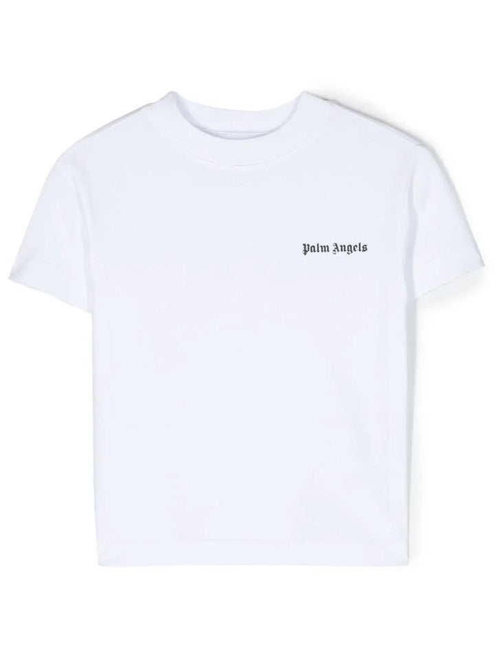 T-shirt enfant blanc avec logo