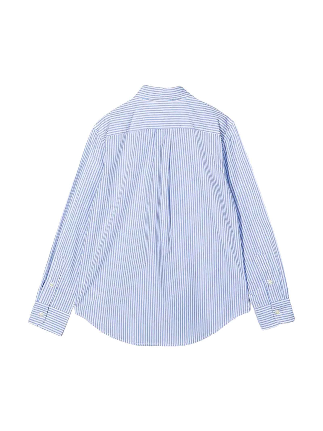 Chemise bleu bébé avec broderie