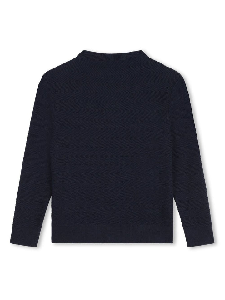 Pullover blu bambino