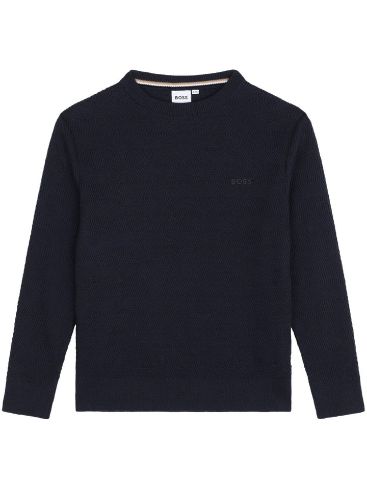 Pullover blu bambino