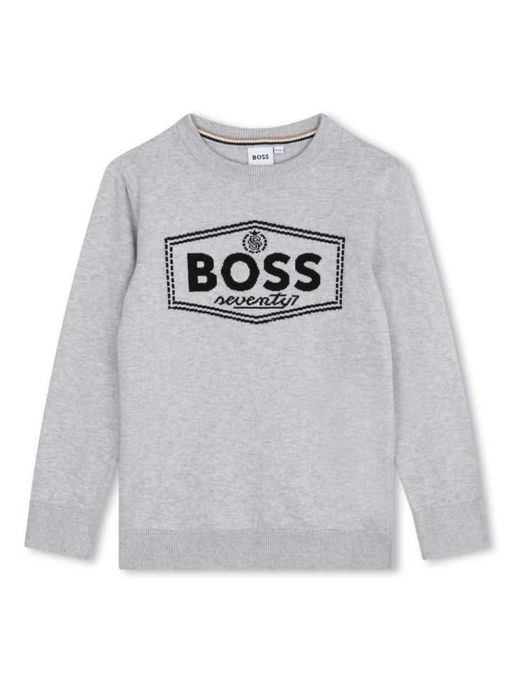 Pullover grigio bambino