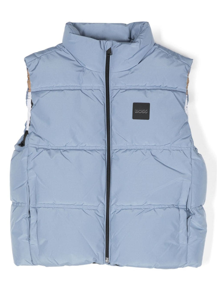 Gilet blu bambino