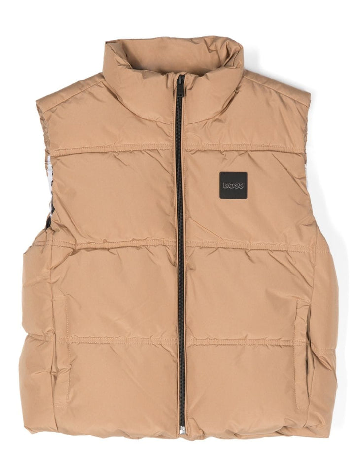 Gilet beige bambino