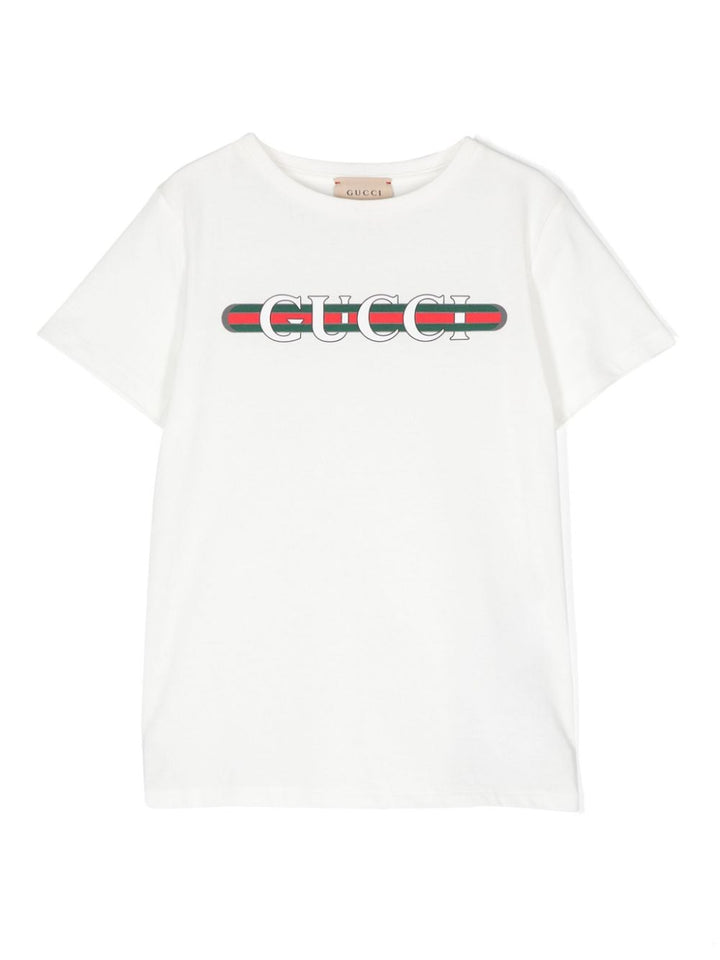 T-shirt bianca bambino