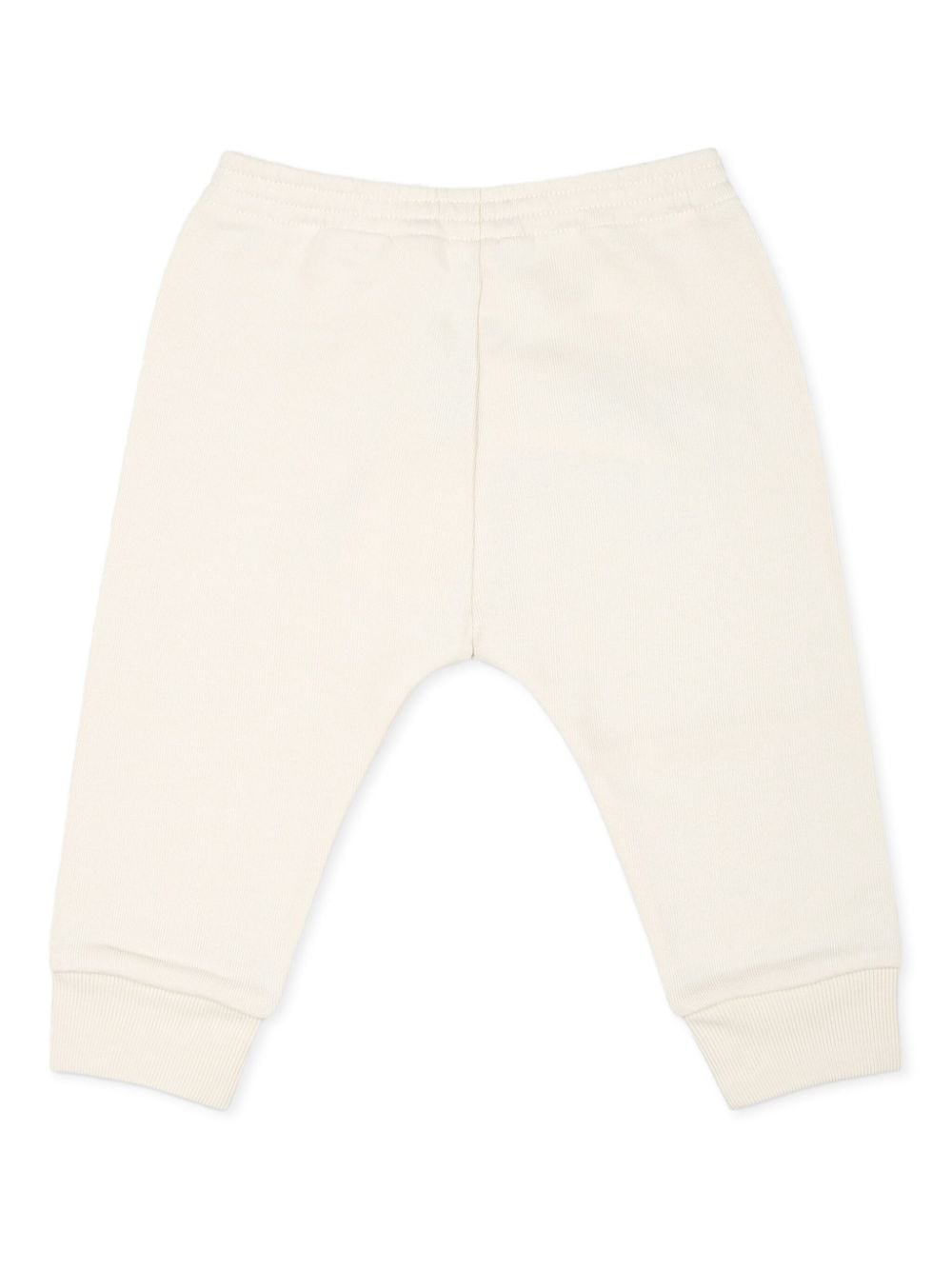 Pantaloni bianchi neonato unisex