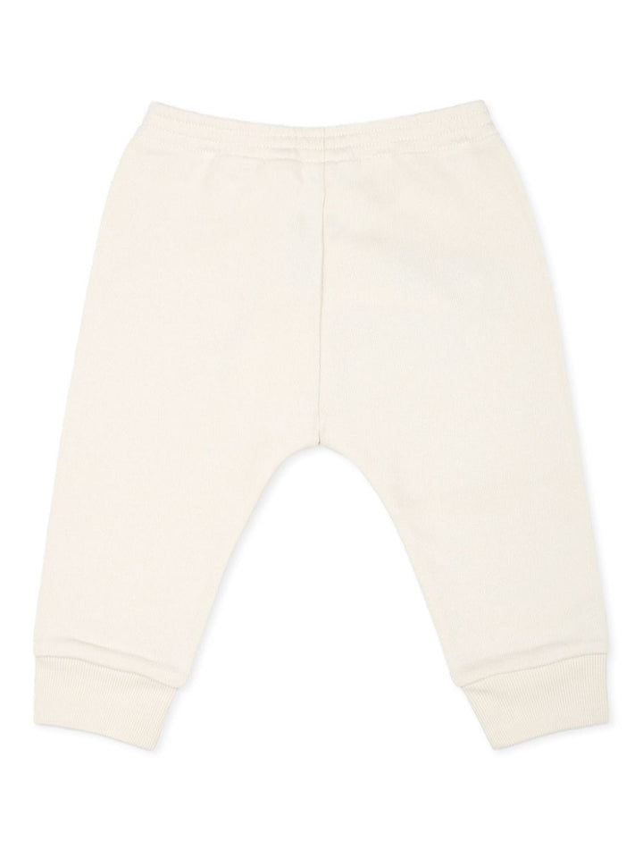 Pantaloni bianchi neonato unisex