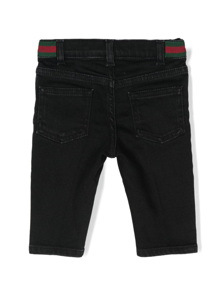 Jeans neri neonato unisex