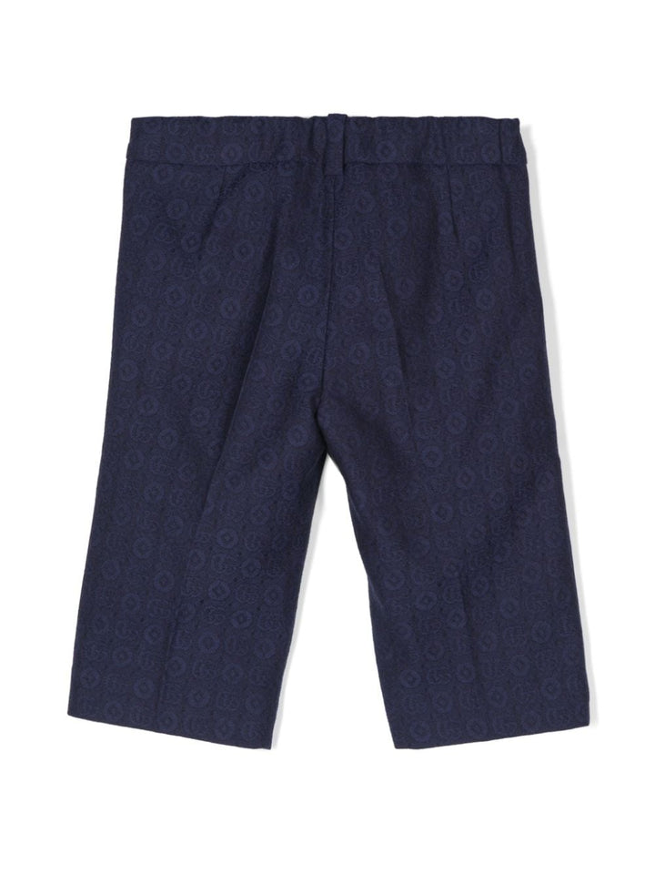 Pantaloni blu navy neonato