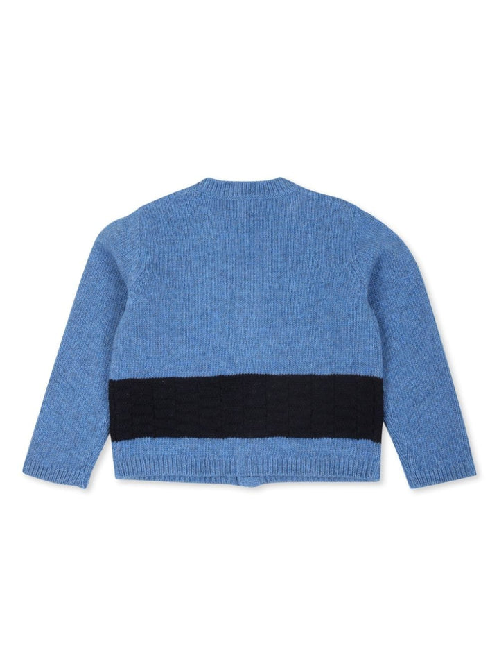 Cardigan blu neonato unisex