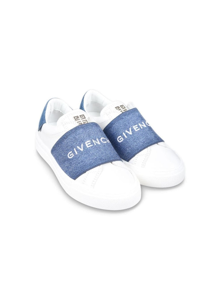 Sneaker blu/bianco bambino