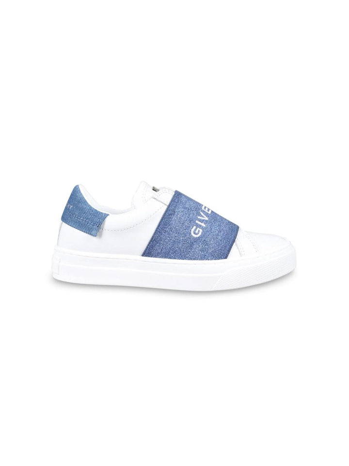 Sneaker blu/bianco bambino