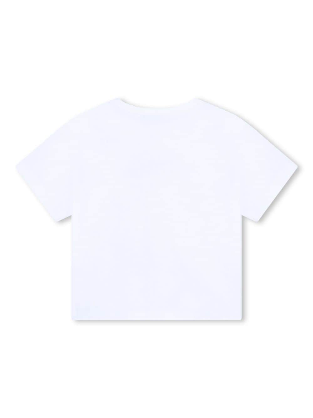 T-shirt bianca neonata