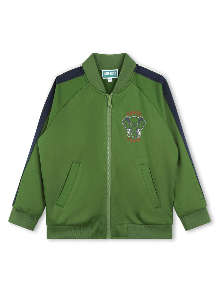 Felpa verde unisex