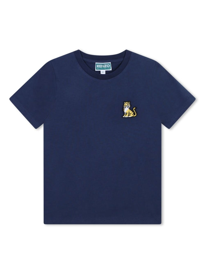 T-shirt blu bambino