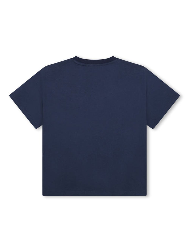 T-shirt blu bambino