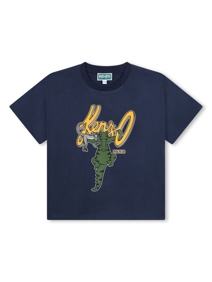 T-shirt blu bambino