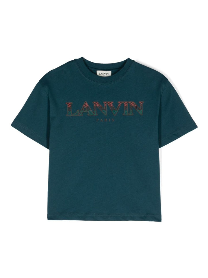 T-shirt blu bambino