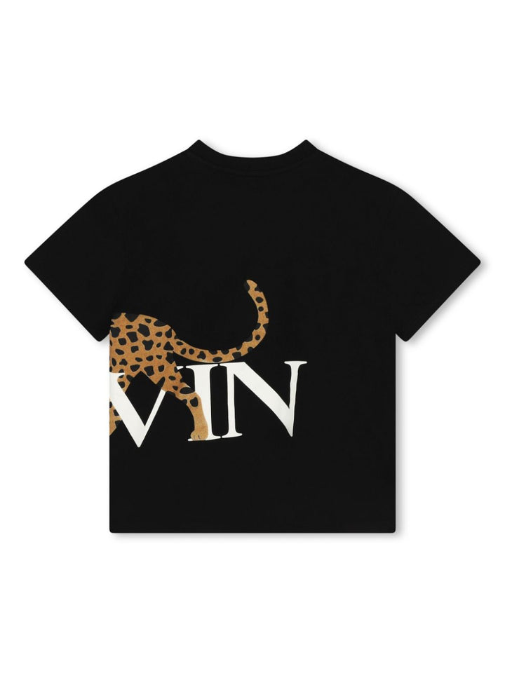 T-shirt nera bambino