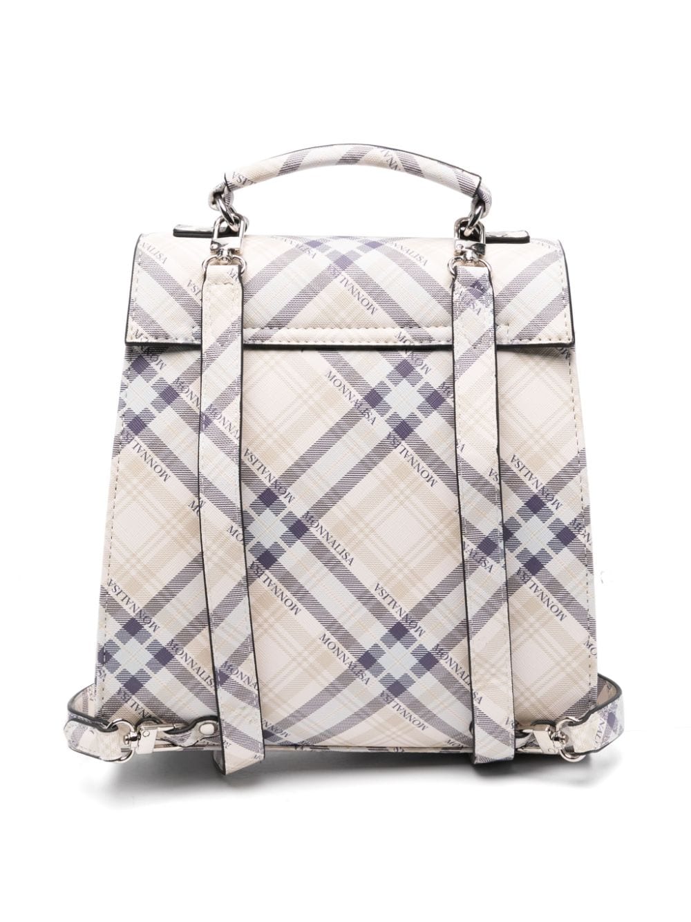 Borsa blu/bianco bambina