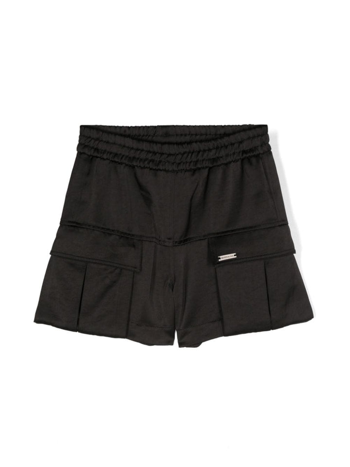 Shorts nero bambina