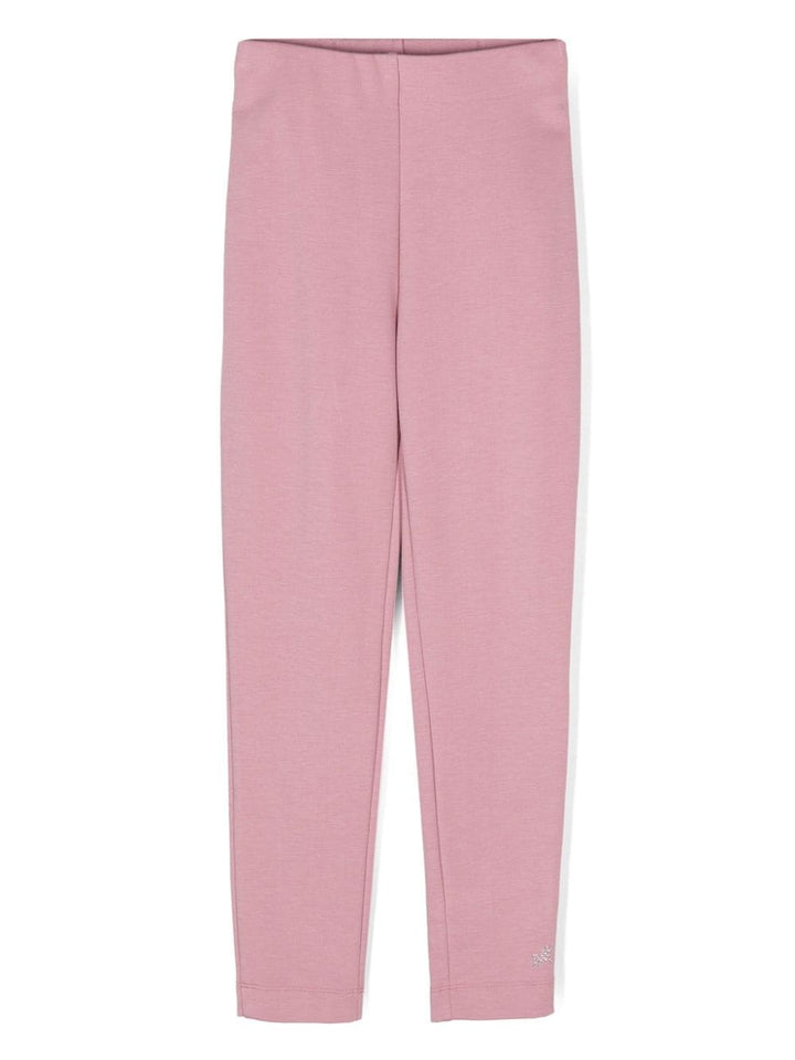 Leggins rosa bambina