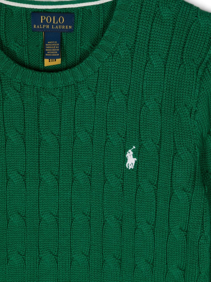 Maglione verde bambino