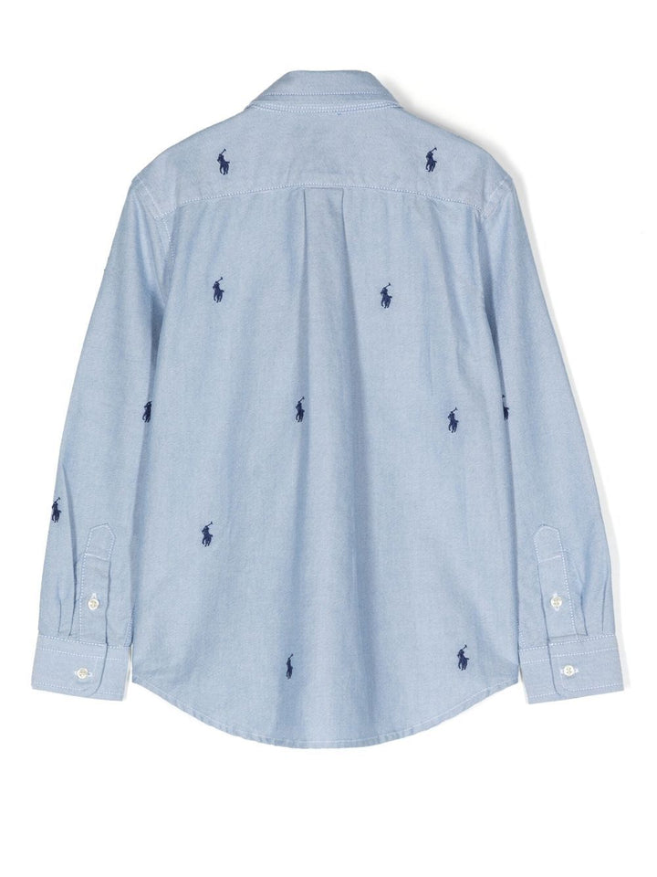 Camicia blu bambino