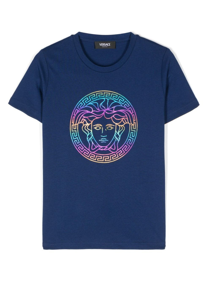 t-shirt blu bambina