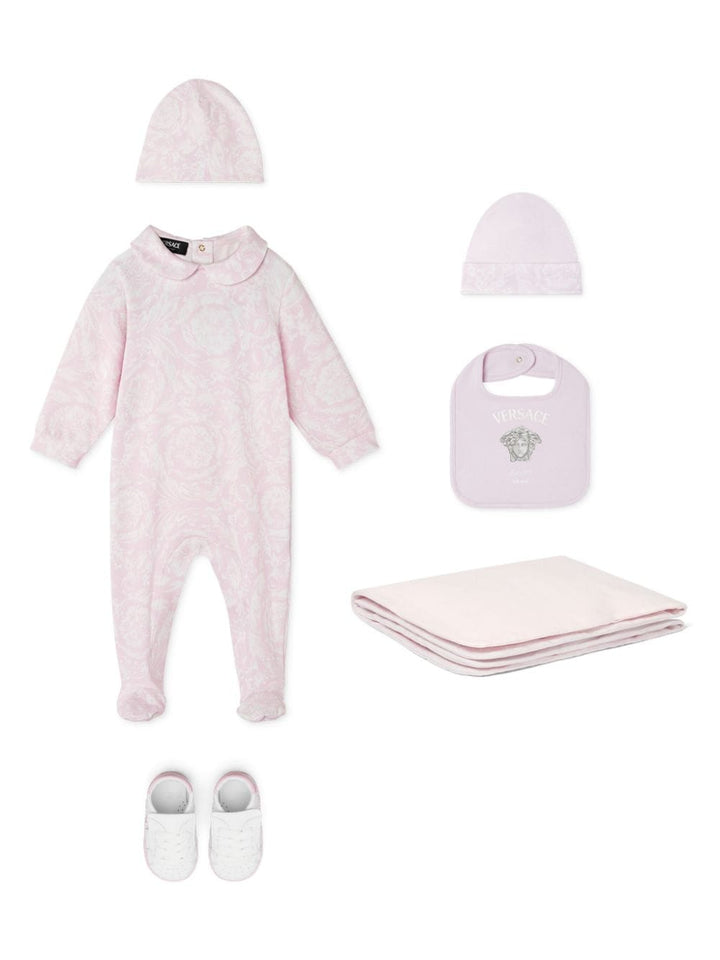 set tutina rosa neonata