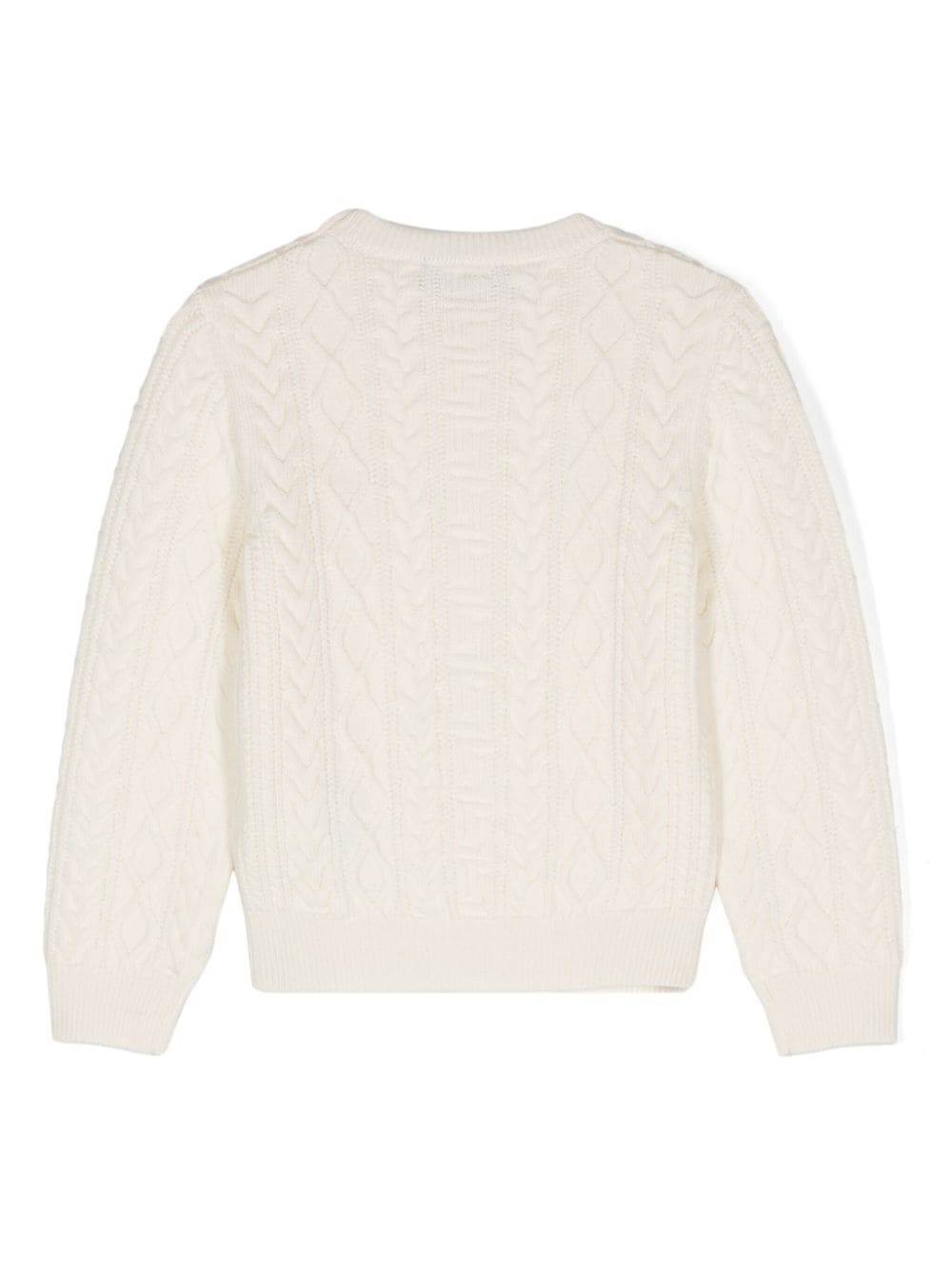 Maglione bianco avorio unisex