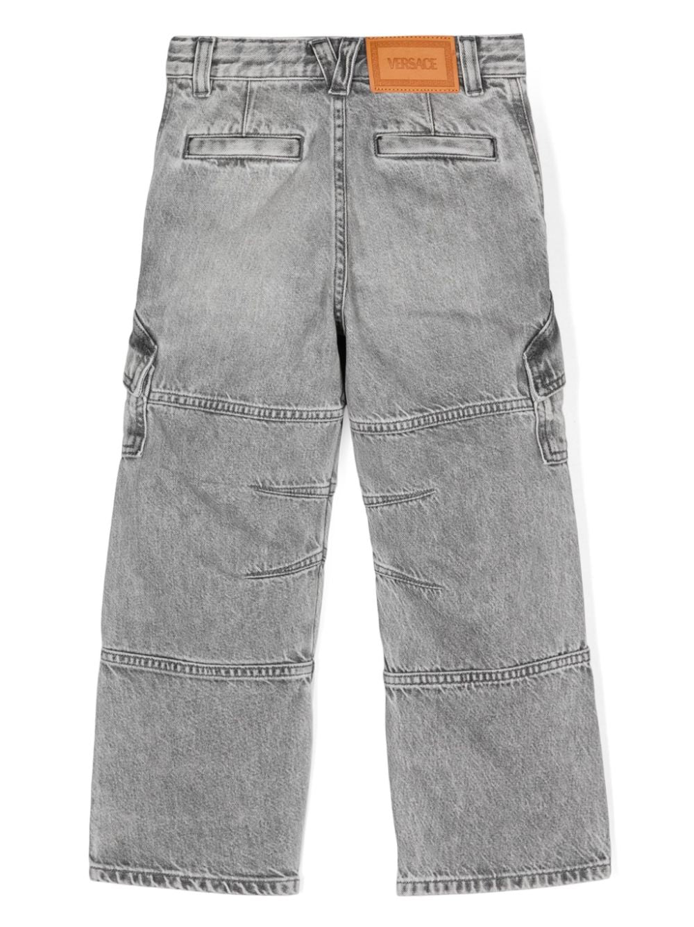 Cargo grigio denim bambino