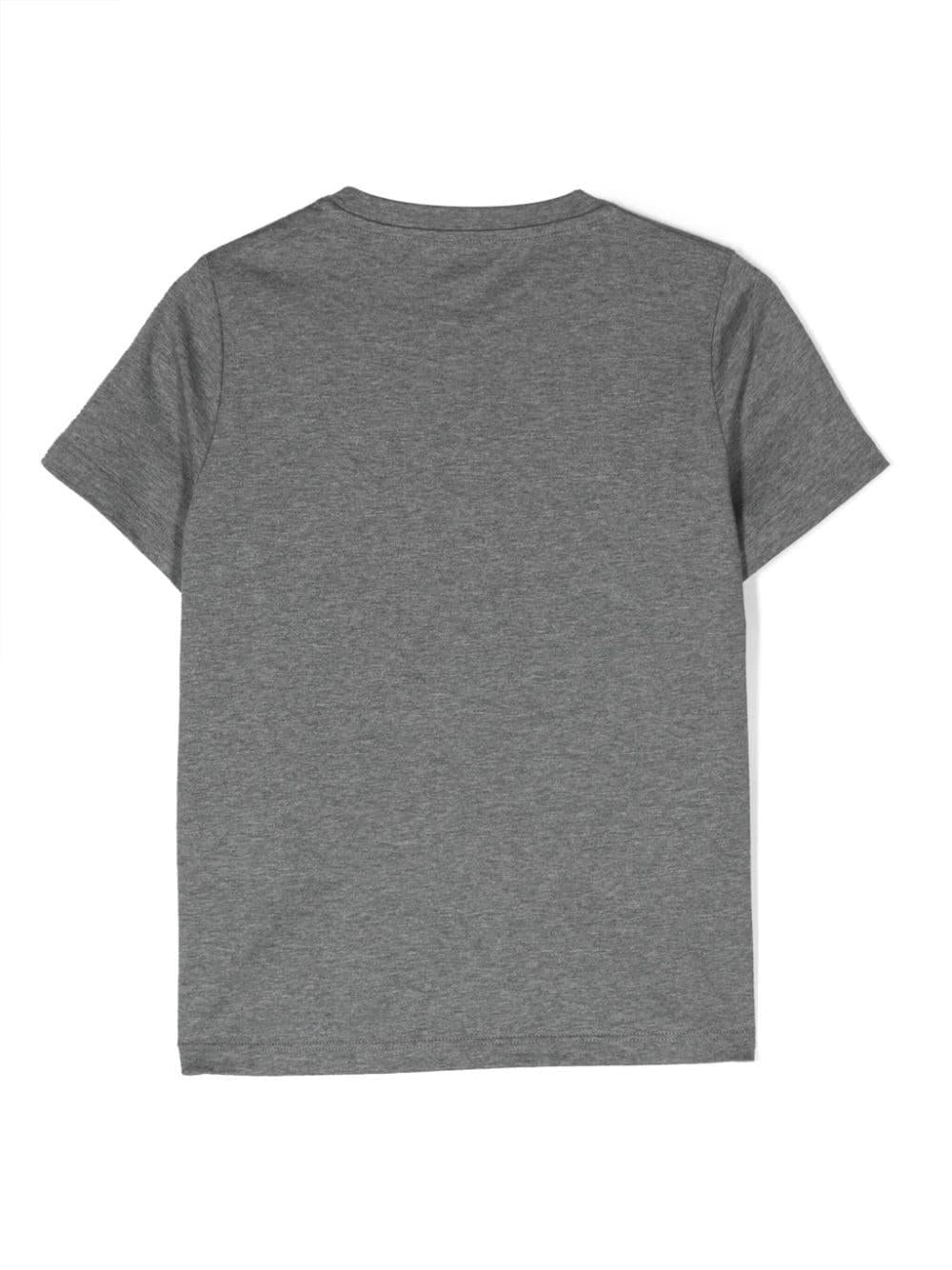 T-shirt grigia bambina 10001291A09368 2EF90 VERSACE 
