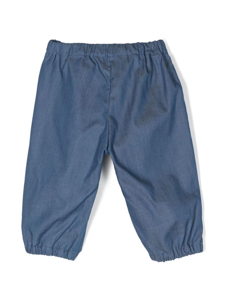 Pantaloni blu neonato