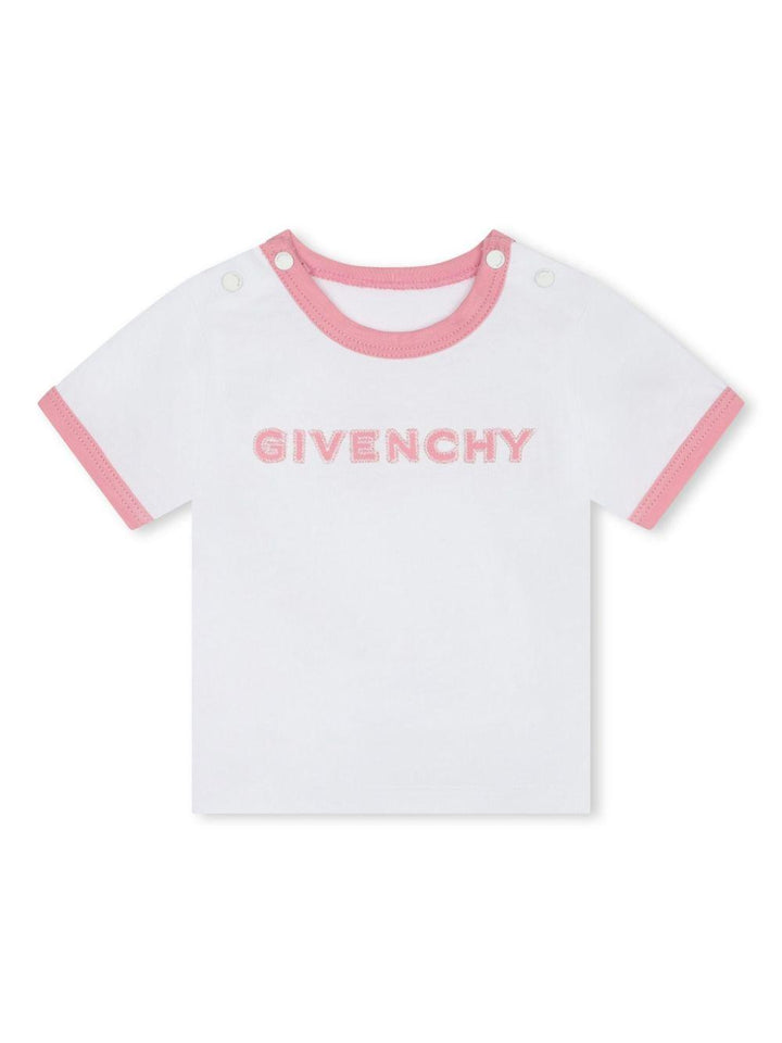 Set neonata bianco/rosa H30265 465 Givenchy Kids 