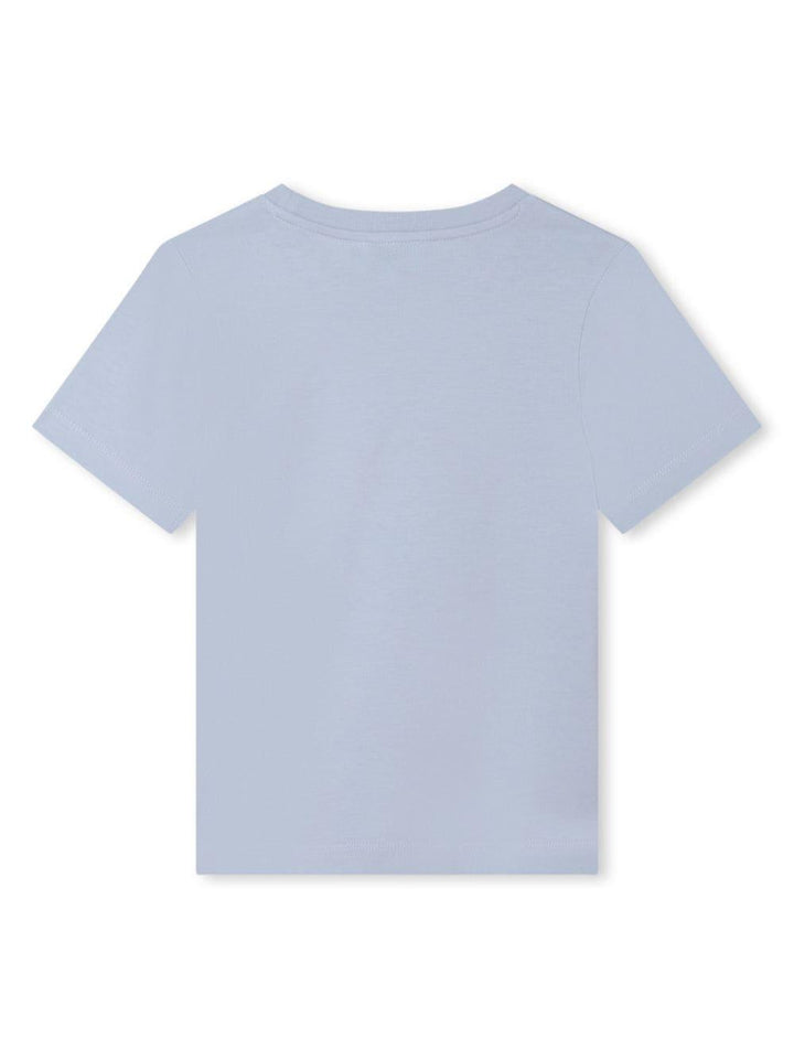 T-shirt blu polvere bambino K25856 794 KENZO KIDS 