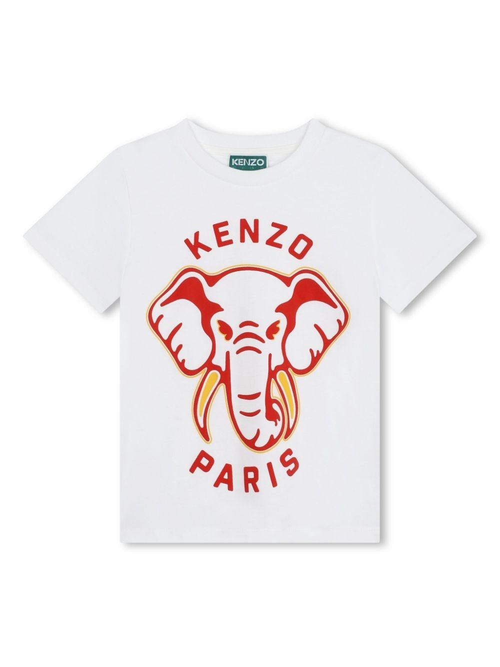 t-shirt bianca bambino K60357 10P KENZO KIDS 