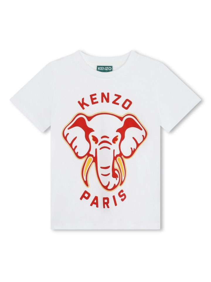 t-shirt bianca bambino K60357 10P KENZO KIDS 