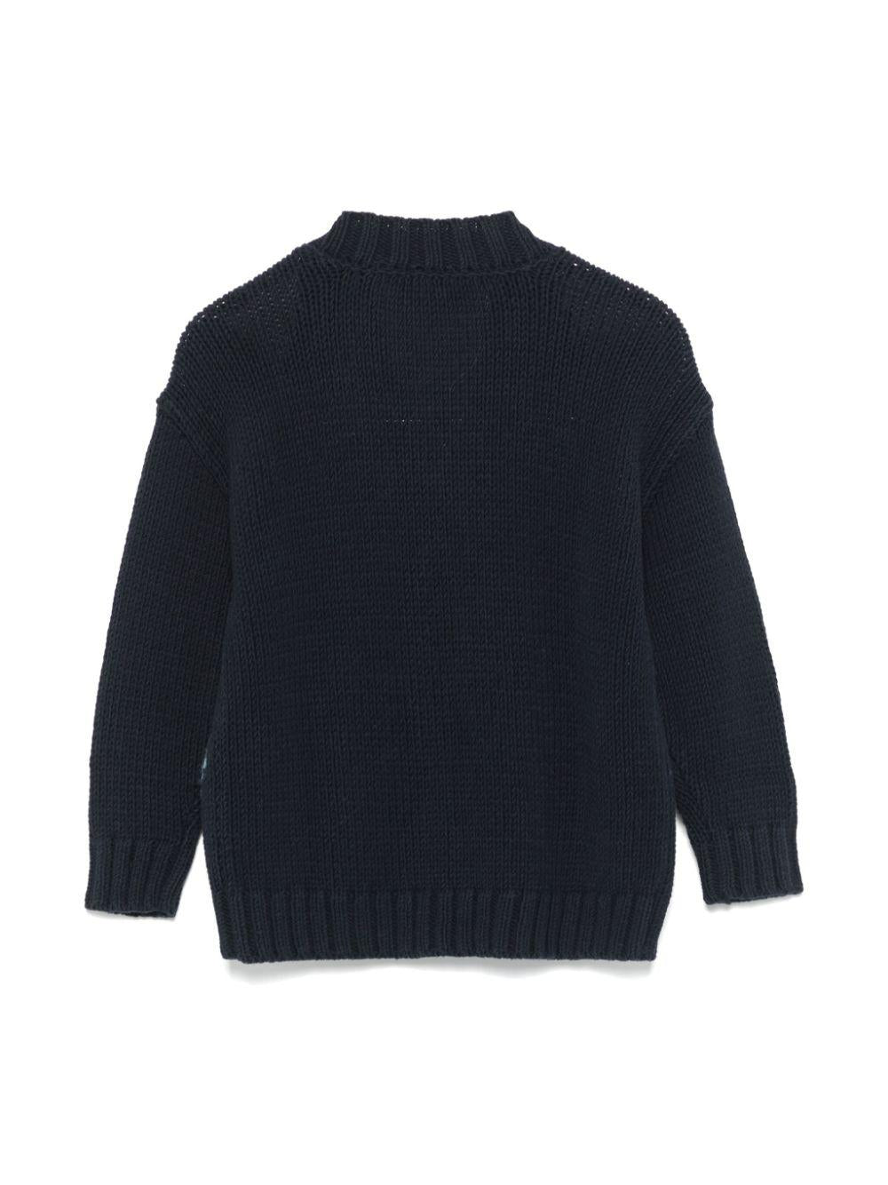 Cardigan blu bambino