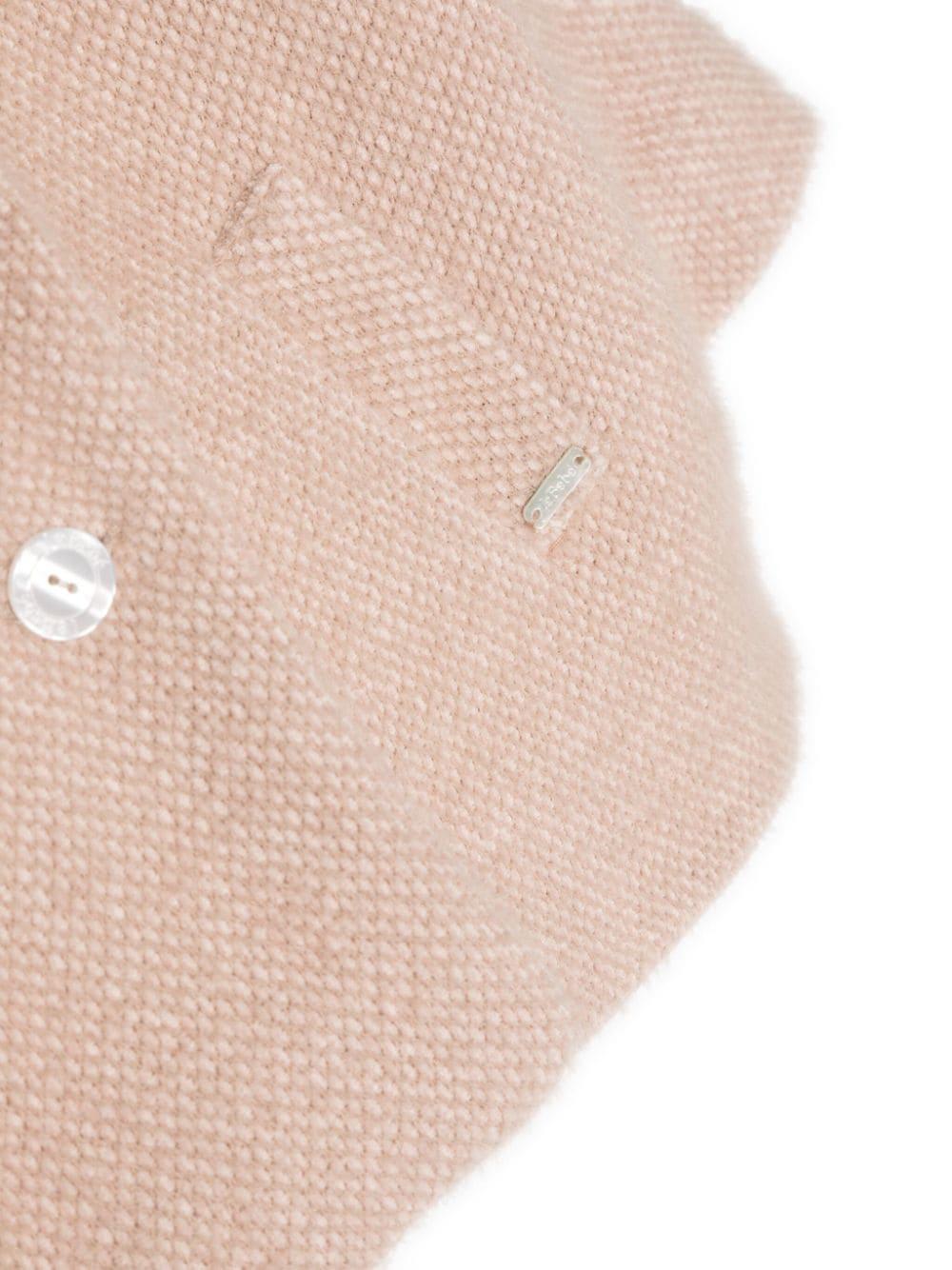 Cappotto beige neonata